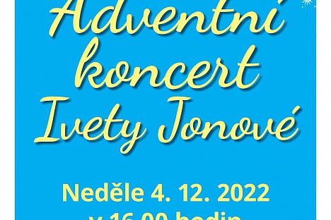 Adventní koncert Ivety Jonové