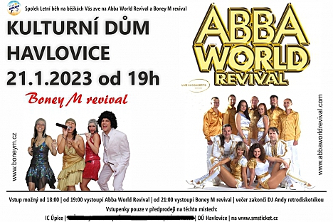 Koncert Abba World Revival a Boney M revival