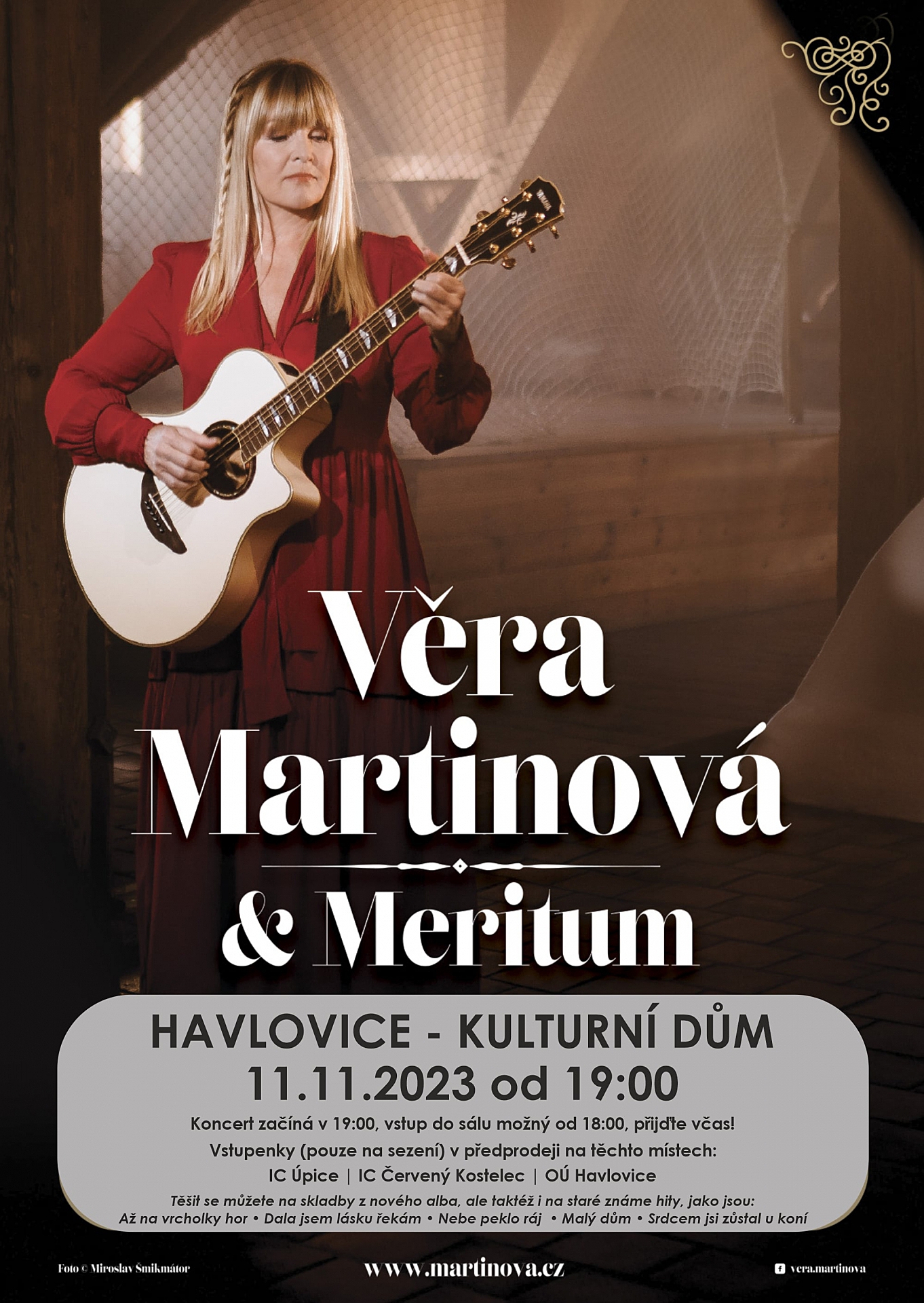 Koncert Věry Martinové v Havlovicích