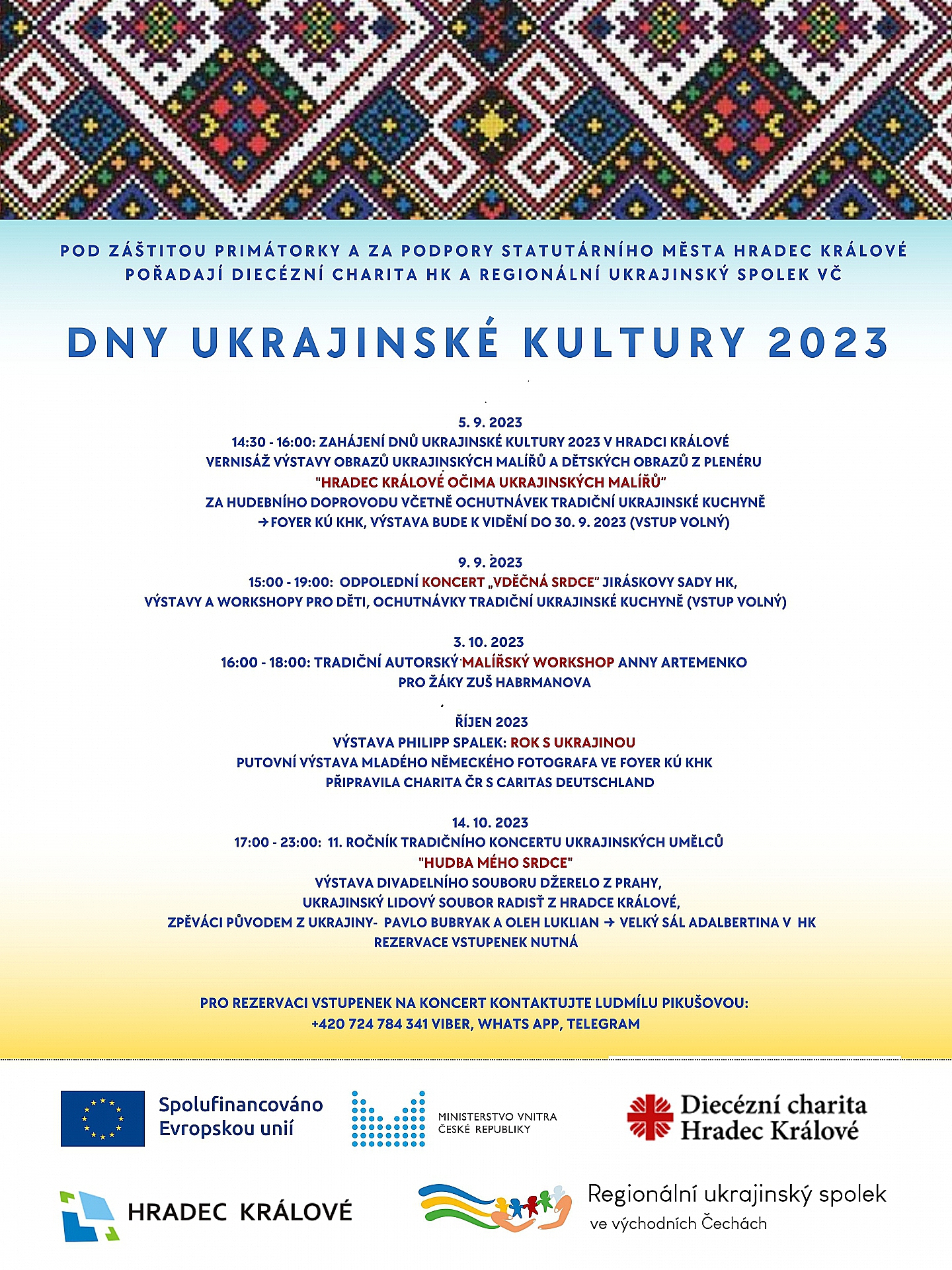 Dny ukrajinské kultury 2023