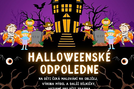 Halloweenské odpoledne v kulturním domě