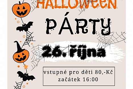 HALLOWEEN PARTY už tuhle sobotu!