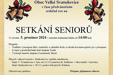 Vánoční setkání seniorů