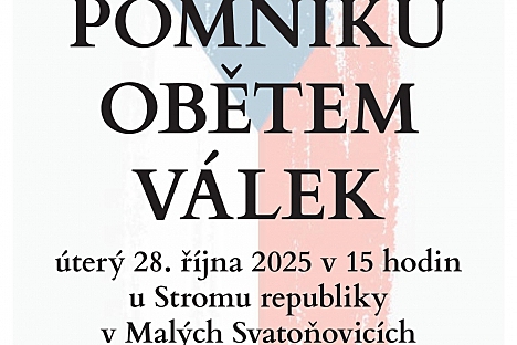 Slavnostní odhalení pomníku obětem válek