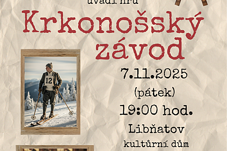 Pozvánka na divadelní představení do Libňatova