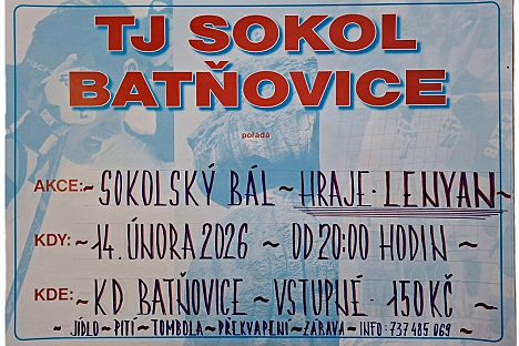 Sokolský bál v Batňovicích