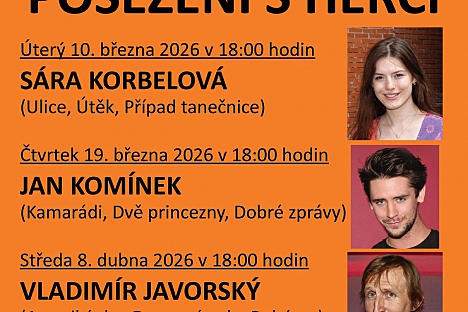 Známí herci dorazí do Libňatova na besedy