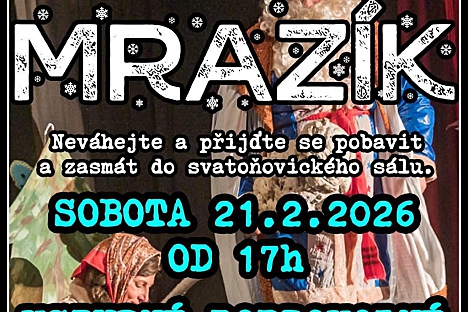 Zažijte kouzlo legendární pohádky: Mrazík míří do Velkých Svatoňovic!