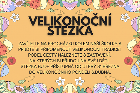 Velikonoční stezka u školky ve Velkých Svatoňovicích!