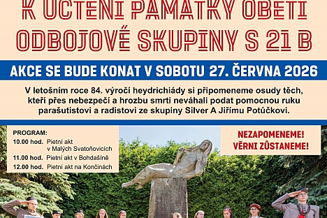 Pietní setkání k uctění památky obětí odbojové skupiny S 21 B