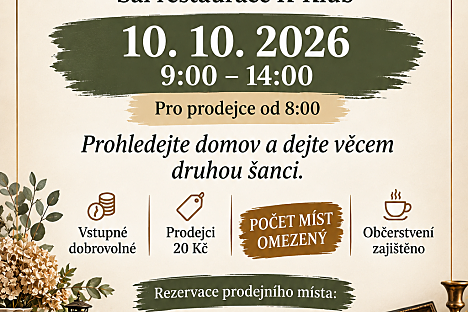 BLEŠÍ TRH VE VELKÝCH SVATOŇOVICÍCH