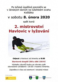 2.mistrovství Havlovic v lyžování